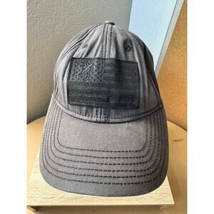 Browning Black Tactical Cap with Hook-and-Loop Patch